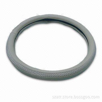 Car Steering Wheel Cover, Available in Gray Color and Universal Size